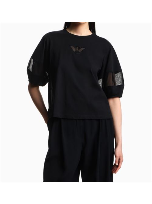 T-shirt in jersey Supima con inserto mesh Emporio Armani | EW004390 AF13318.UC001